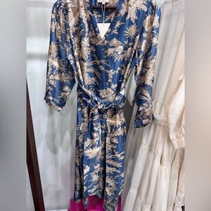 Fitzroy & Willa Blue Floral Dress
